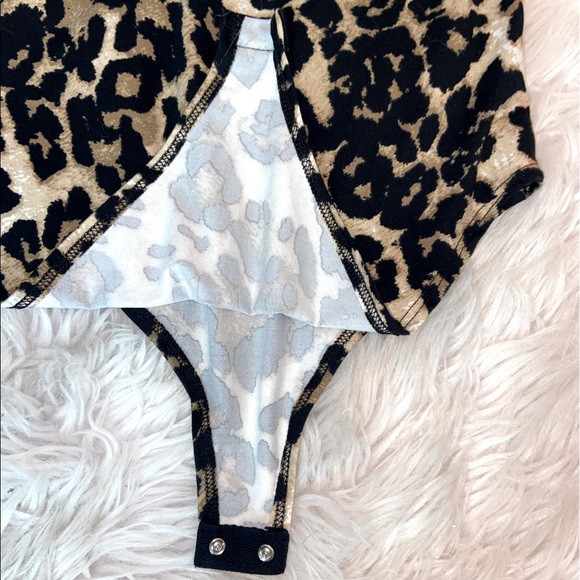 Cheetah/Leopard Print Body Suit - Picture 4 of 5